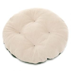 Doctor Bark Hundenest Hundebett für kleine Hunde, M – beige/ moosgrün / Maße innen ca. 50x40x18cm
