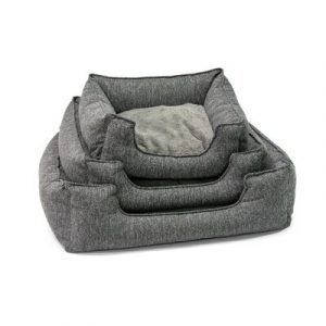Hundebett Theo, 65 x 60 x 20 cm, dunkelgrau
