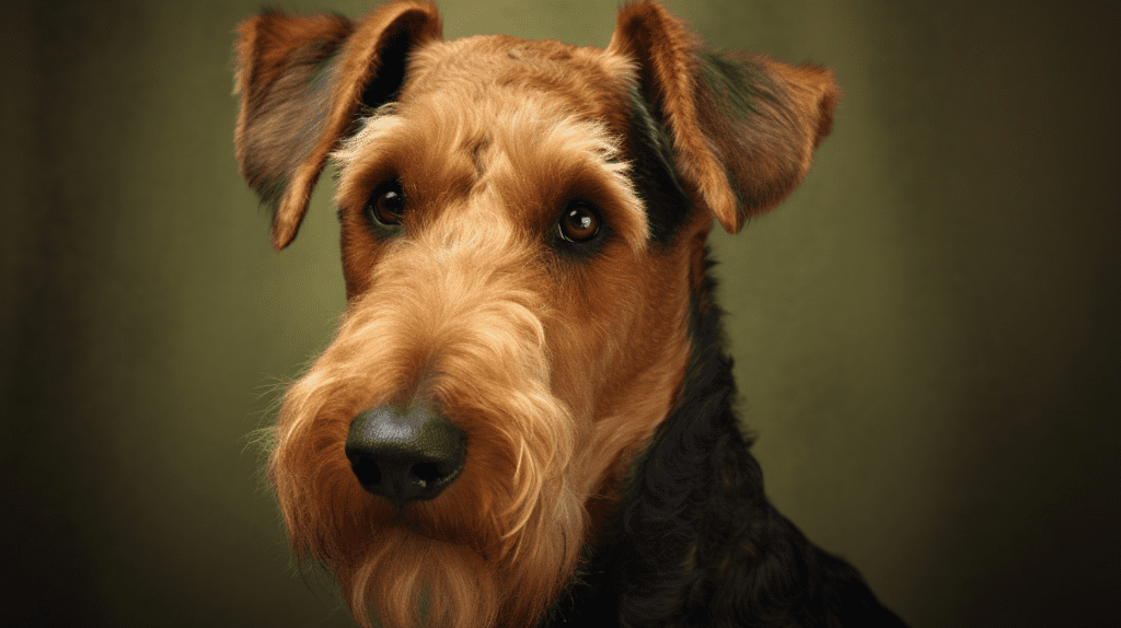 Airedale Terrier Porträt hübsch