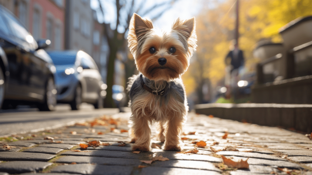 Biewer Terrier Stadt