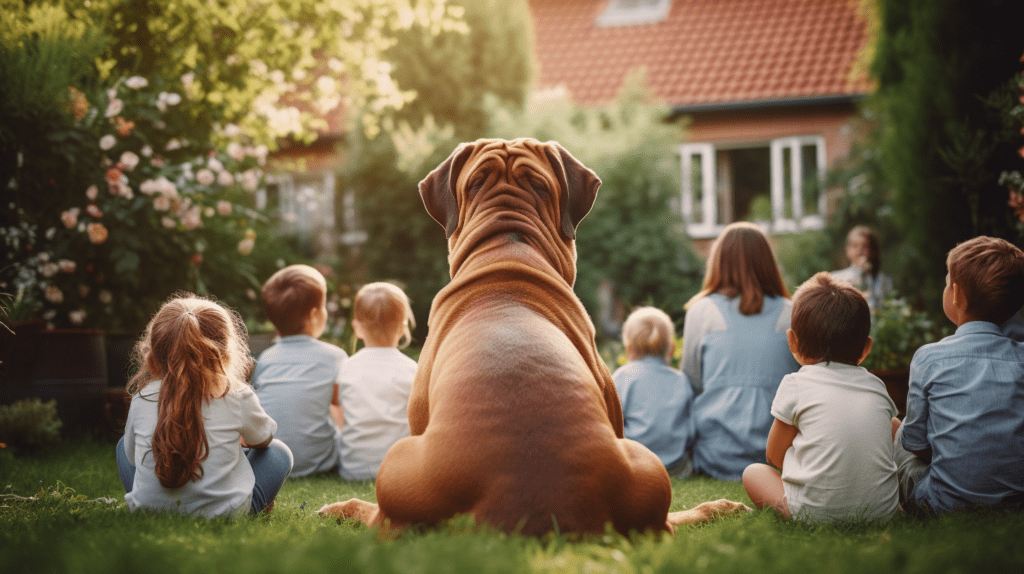 Dogue de Bordeaux familie
