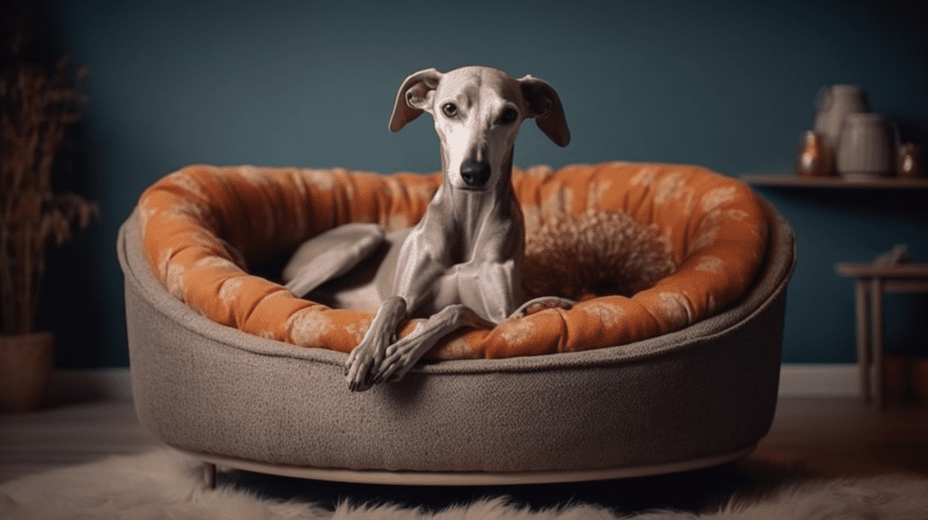 Greyhound hundebett
