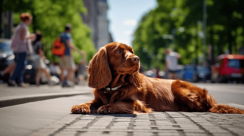 Sussex Spaniel stadt
