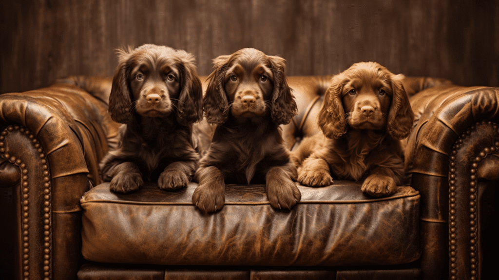 Sussex Spaniel welpe