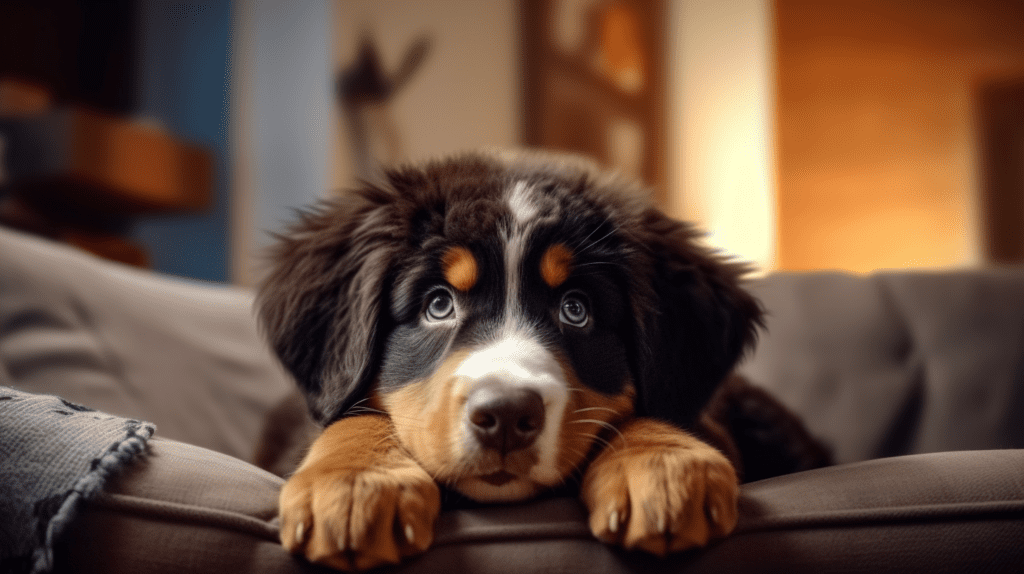 Bernese Mountain Dog welpe