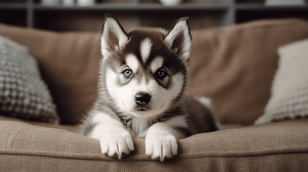 Alaskan Malamute welpe