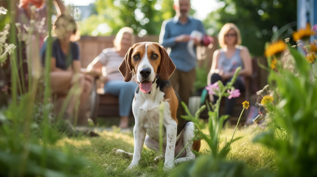 American Foxhound familie