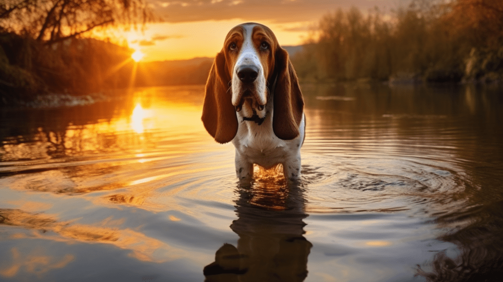 Basset Hound gesund