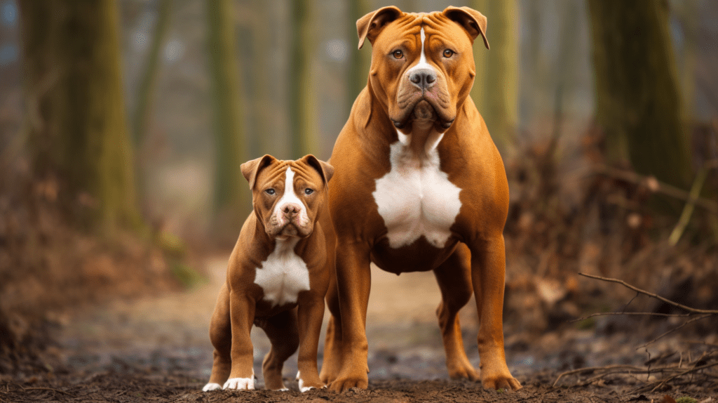 Pitbull Terrier groß und kräftig