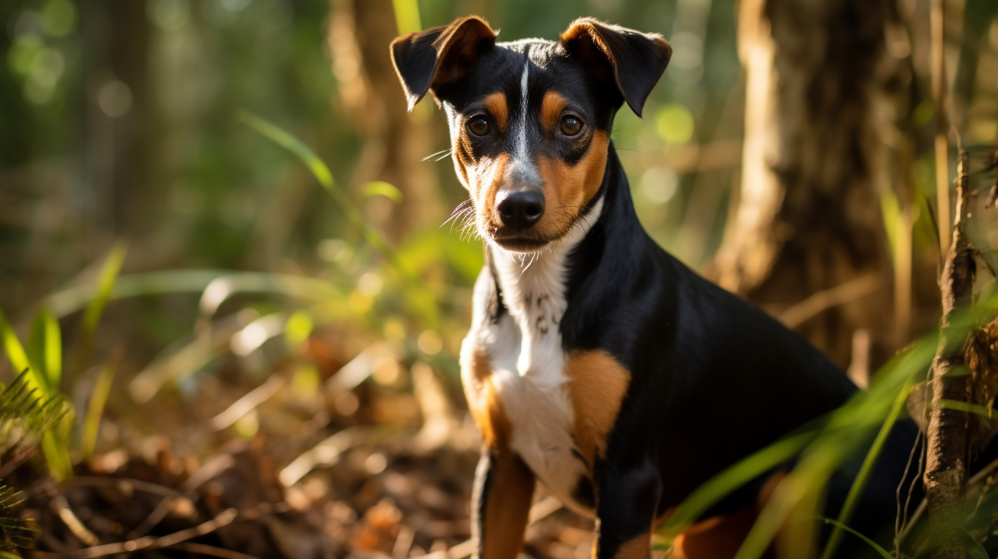 Brazilian Terrier Aufmerksamkeit