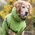 Trockenmantel Hund fit4dogs Dryup Cape, Rückenlänge 56 cm, grün